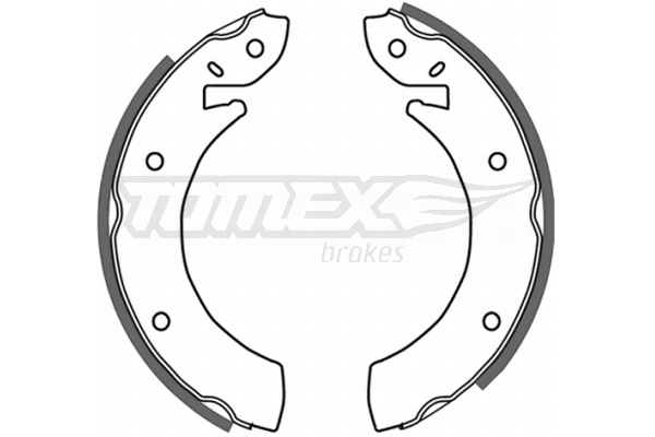 Sada brzdových čeľustí TOMEX Brakes
